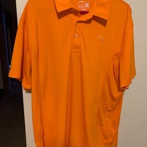 Men’s XL Orange Puma Golf Polo Shirt